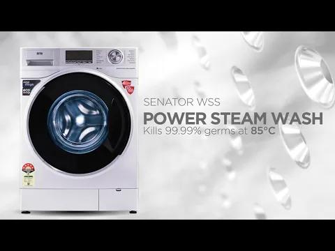 IFB Senorita SXS 6510 Front Load Washing Machine 6.5 kg 1000 rpm Silver video thumbnail