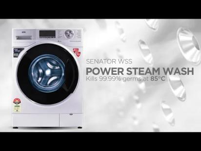 IFB Senorita SXS 6510 Front Load Washing Machine 6.5 kg 1000 rpm Silver video thumbnail