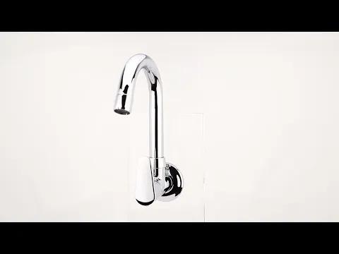 Lipka Virgo Sink Tap Brass Faucet with Round Swivel Spout (20 Inches) video thumbnail
