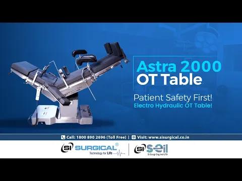 SI Surgical OT Table(P) - Astra 2000 video thumbnail