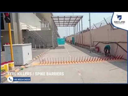 Secure Tyre Killers / Spike Barriers Trishul 600M (STK 600M) video thumbnail