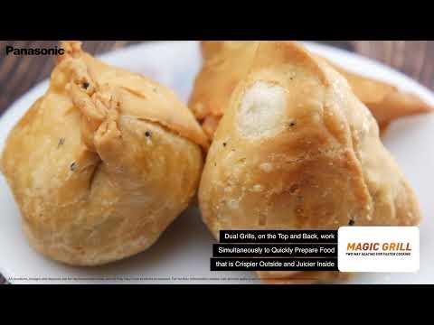Panasonic 27L Convection Microwave Oven (NN-CT645BFDG, Black Mirror, 360 Heat Wrap, Magic Grill, 101 Auto Cook Menus) video thumbnail