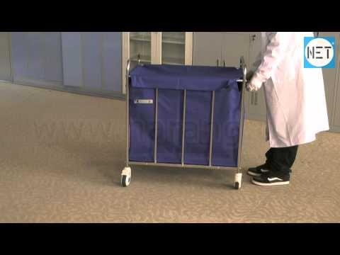 Narang Medical HF2048 : Trolley For Dirty Linen & Waste, S.S. video thumbnail