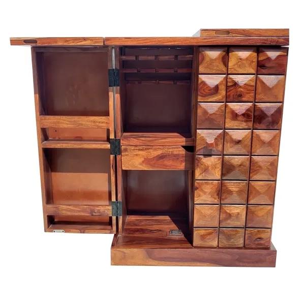 Natural Living Diamond Wooden Bar Small 2