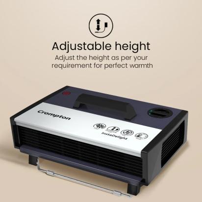 Crompton Insta Delight 2000W with Blower by Crompton : Colours available: Black 1 3