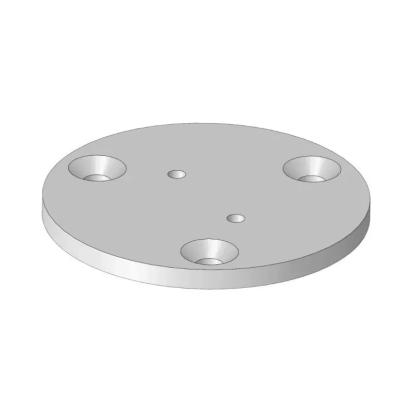 Ozone Spigot - OZRSP-BP-Ø90X3H SSS by Ozone for Interior & Exterior : Colours available: Silver
