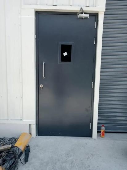 Vriton Metal Fire Door by Vriton for Hospital, Commercial, Industrial Plants, Warehouses, School, Hotel, Buildings, Staircase 7 8