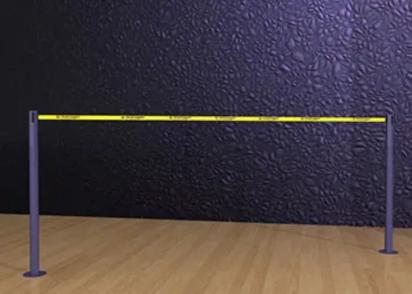 Q-Manager Belt Post - Floor Mount 2