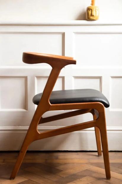 Furnituremaker Anvay Mid Century Chair by Furnituremaker.in : Colours available: Brown 2 1