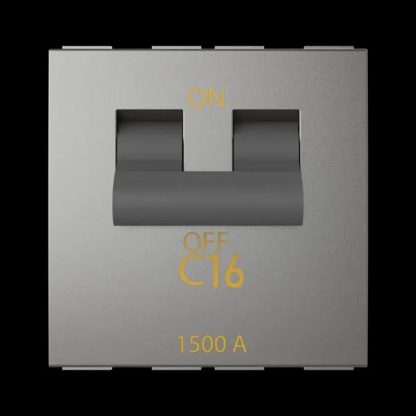 GM Modular Double Pole MCB AA 2 118-Graphite Magnesia