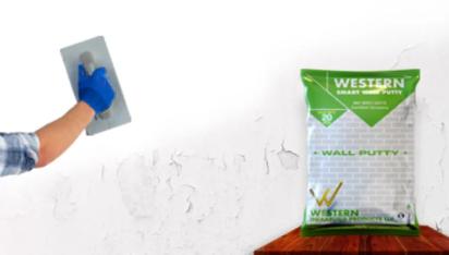 Western Small Wall Putty by Western for Interior : Colours available: White