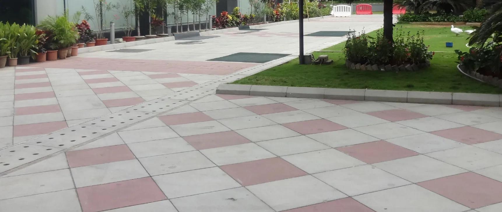 Basant Betons Flags Shot Blasted Finish Paver Block - Red 1