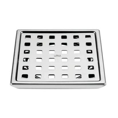 Lipka Delta Deluxe Square Floor Drain (5 x 5 Inches)