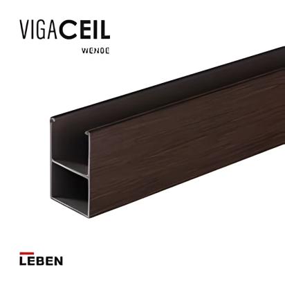 Leben Vigaceil-WPC-Baffle-Wenge by Leben for Walls, Interior : Colours available: WoodyBrown