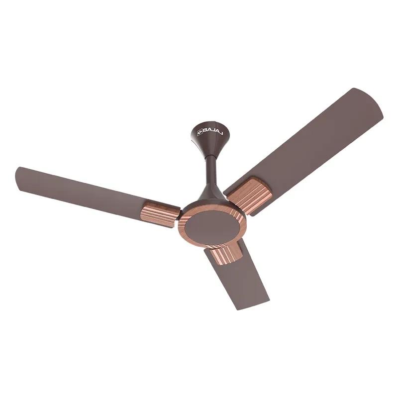 Bajaj Artisan Pro 1200mm Ceiling Fan - Dark Walnut & Wood