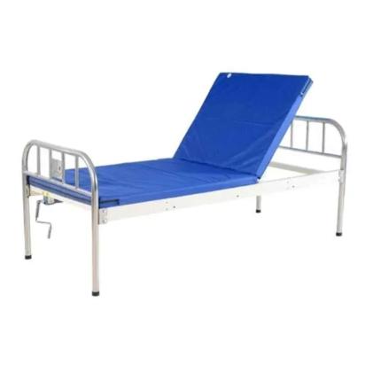 Moglix Purvanchal Steel Semi Fowler Hospital Bed with Mattress 150kg White Stainless Steel,PS03 by Moglix : Colours available: Blue