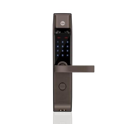 YDM 4115 -A Series Smart Lock with Fingerprint - Bluetooth Module and Wifi Connect Bridge by Yale : Colours available: Brown