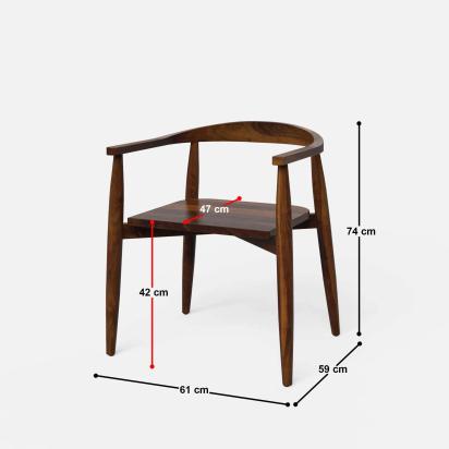 Craftsmill Helena Millie Walnut Dining Table Set by CraftsMill : Colours available: WoodyBrown 1 2