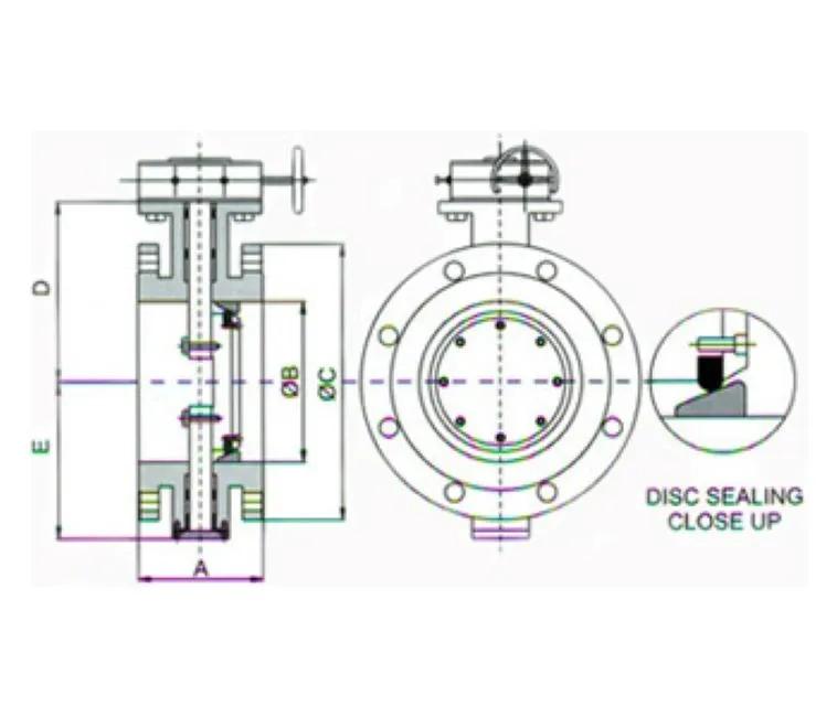 Omkar Double Flanged Butterfly Valve 1