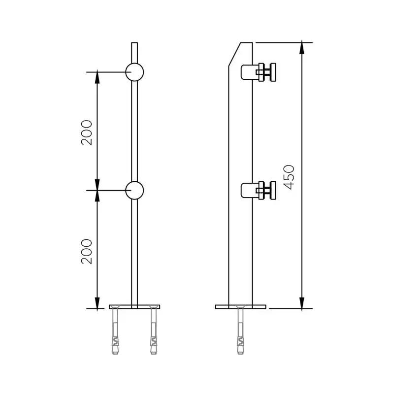Ozone Mini Balusters - OZRSL-11-DGH SSS 2