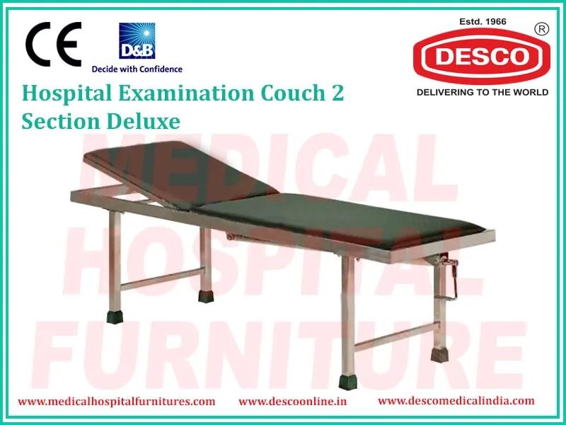 Desco Examination Couch 2 Section Deluxe
