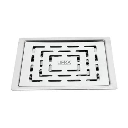 Lipka Charlie Deluxe Square Flat Cut Floor Drain (6 x 6)