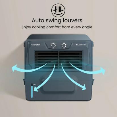 Crompton Zelus Wac 54 Air Cooler - Grey by Crompton : Colours available: Grey 6 4