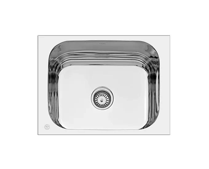 Cera Kitchen Quatrino Single Bowl Sink Gloss - B4511122G