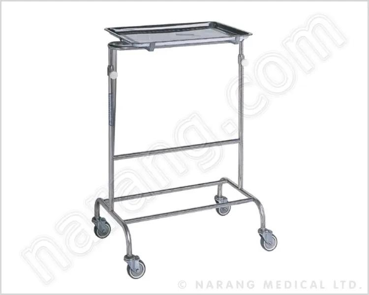 Narang Medical HF2122 : Mayo Type Trolley, Height Adjustable