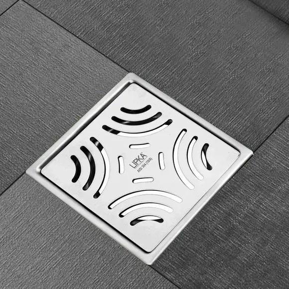 Lipka Purple Exclusive Square Flat Cut Floor Drain (5 x 5 Inches) 1