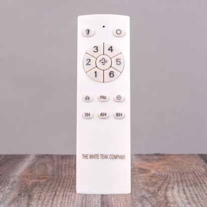 The WhiteTeak Greek Isles (133 cm Span, Gold Finish Metal Body, White Finish ABS Blades) Ceiling Fan by White Teak : Colours available: White, Gold 8 7