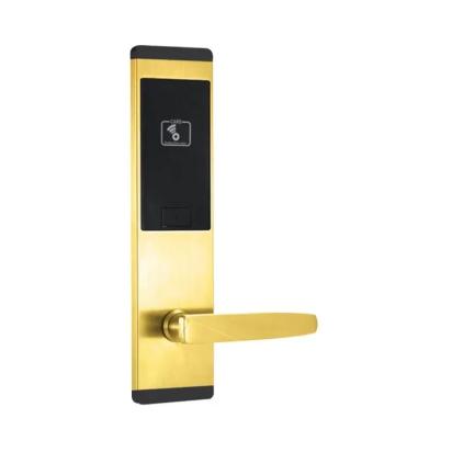 Ozone Software Based Hotel Door Lock - OZEL-RF-V9-666L-N STD - Gold by Ozone for Resort, Hotel : Colours available: Gold