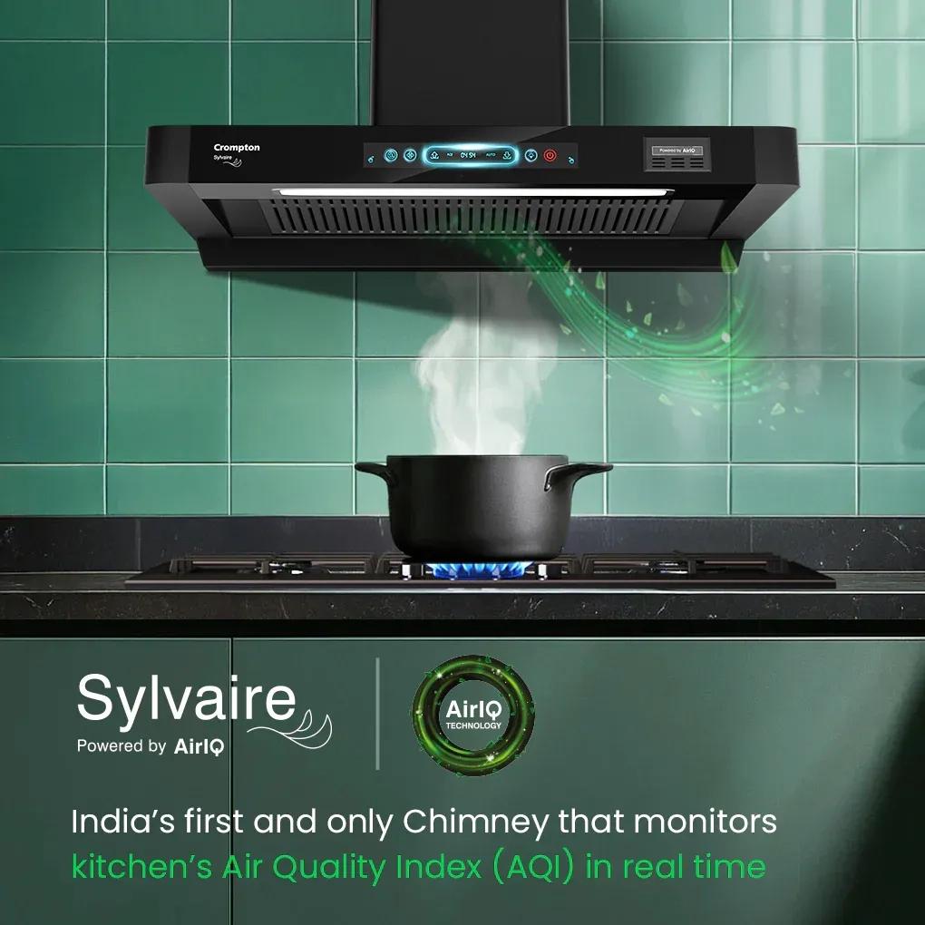 Crompton Sylvaire (Box) Chimney | Filterless 90CM 1