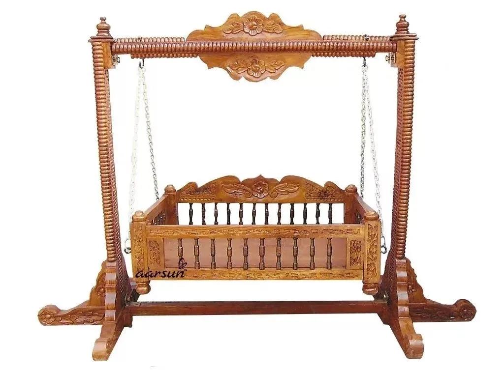 Aarsun Handmade Wooden Cradle Palna YT-10 1