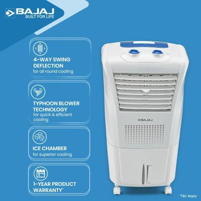Bajaj Frio New - Air Cooler by Bajaj : Colours available: GhostWhite 6 3