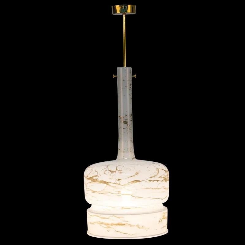 The Living Influence Carrara Marble Hanging lamp 2