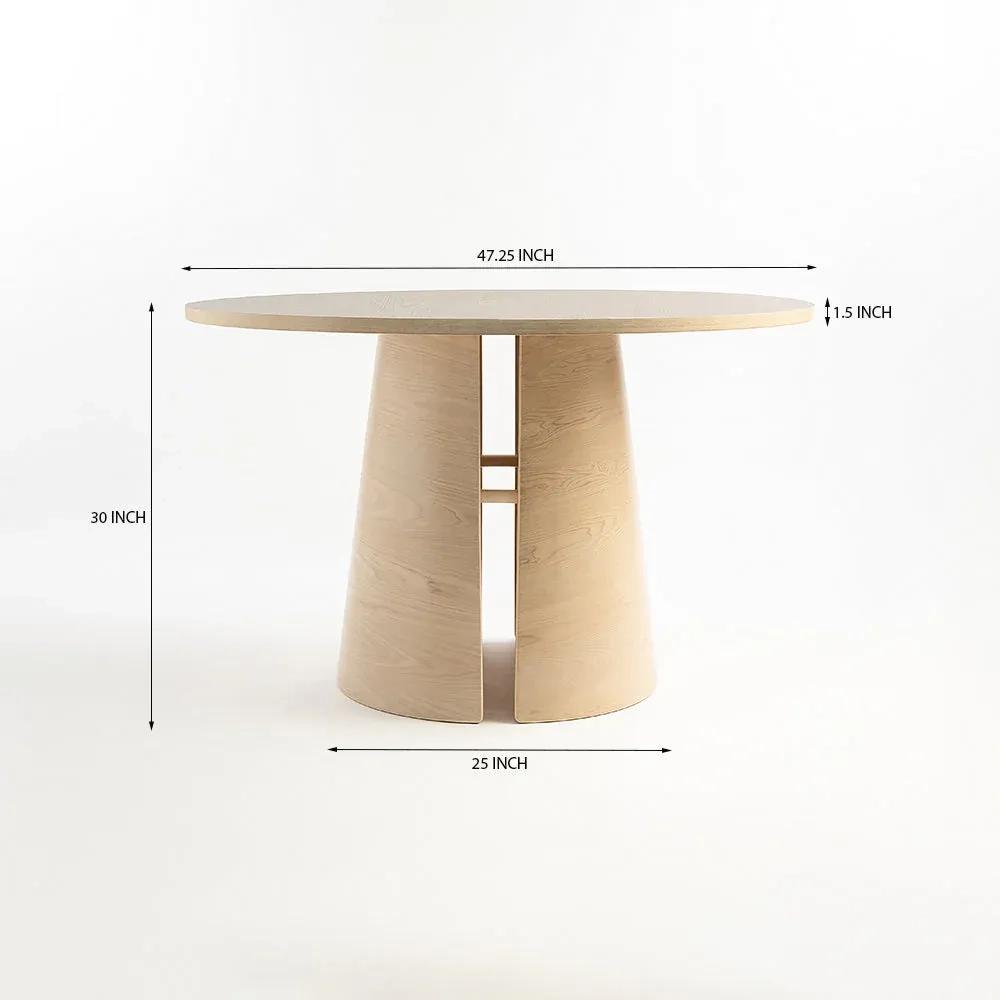 LivingShapes Stella Hughes 4 Seater Dining Table 4
