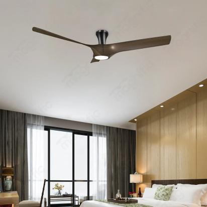 Magnific Falcon Hugger – 56″ Low Ceiling Fan Modern Design with Remote - Walnut by Magnific : Colours available: WoodyBrown 3 1