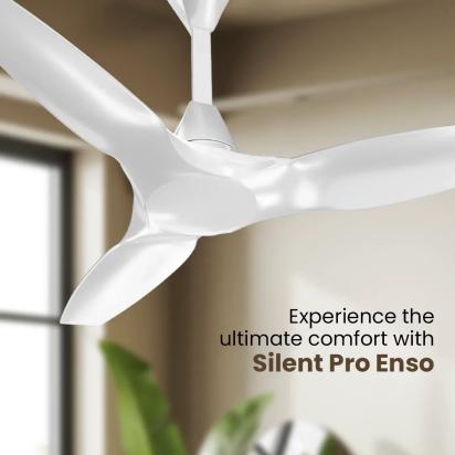 Crompton SilentPro Enso BLDC Ceiling Fans - All white by Crompton : Colours available: White 1 1
