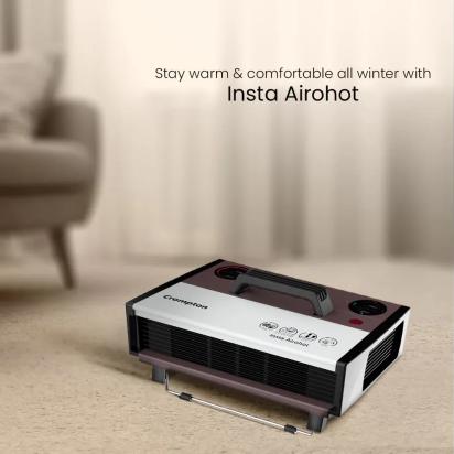 Crompton Insta Airohot 2000W Heat convector Room Heater with Blower by Crompton : Colours available: Black 1 1