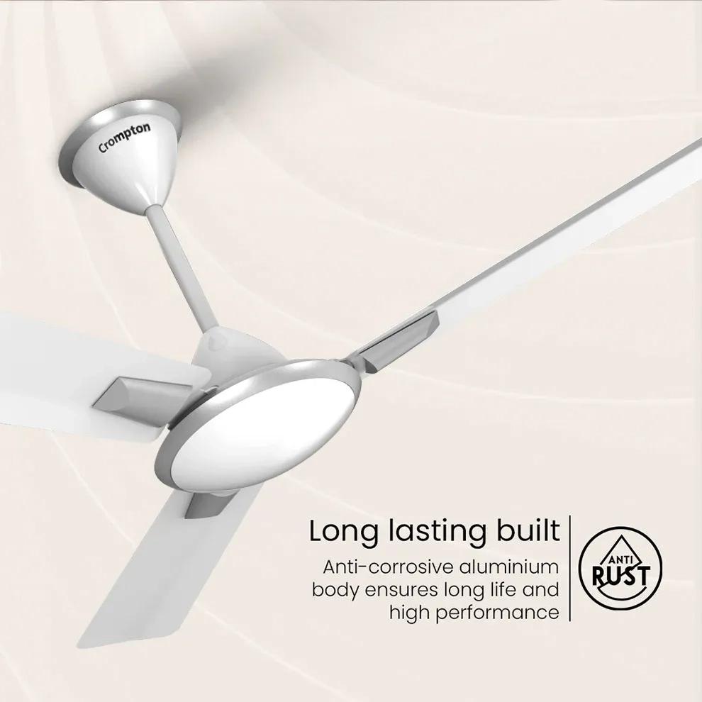 Crompton High Speed Aura | Ceiling Fan - New White 2