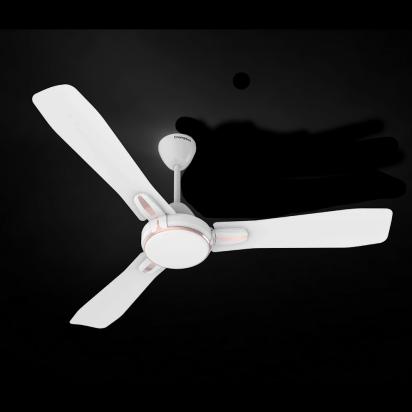Crompton Premion Festo| Ceiling Fan - 55 Watts - Silver Magic White by Crompton : Colours available: GhostWhite