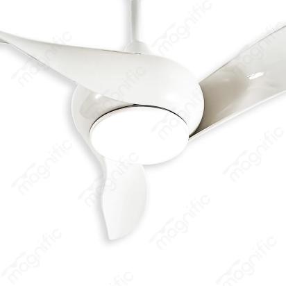 Magnific Windmill – 50″ Modern Ceiling Fan with LED Light | Remote Control - White by Magnific : Colours available: White 3 2