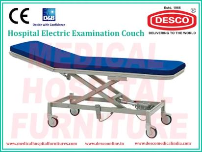 Desco Electric Examination Couch by Desco : Colours available: Blue