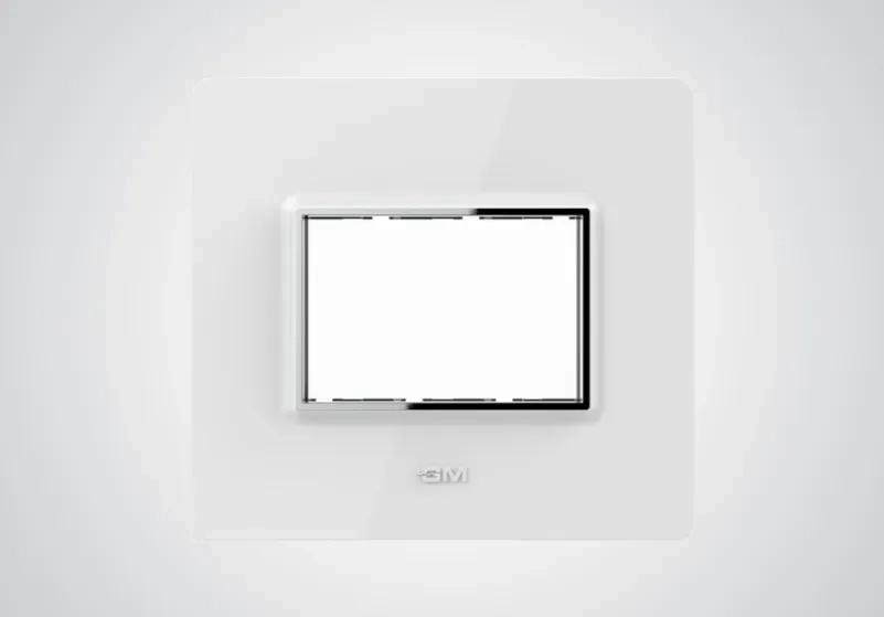 GM Modular Forest - 3 M Cover Plate - CM SN 03 003 - Glossy White