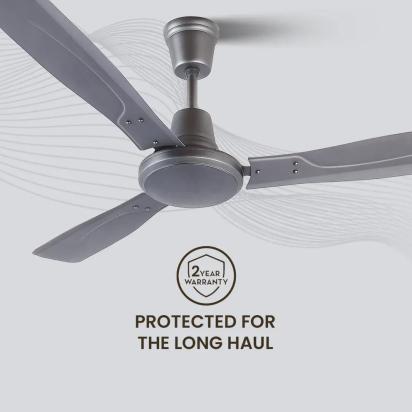 Crompton Luxian Infinia | Star Rated Ceiling Fan - 	Twilight Grey Matte by Crompton : Colours available: Grey 9 1