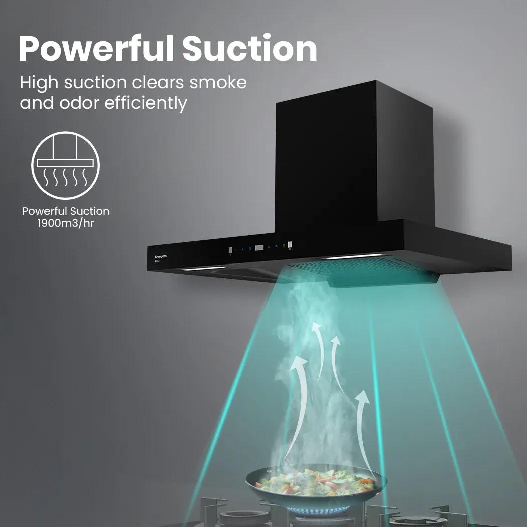 Crompton Eliteo Box Filterless Chimney 75cm 4