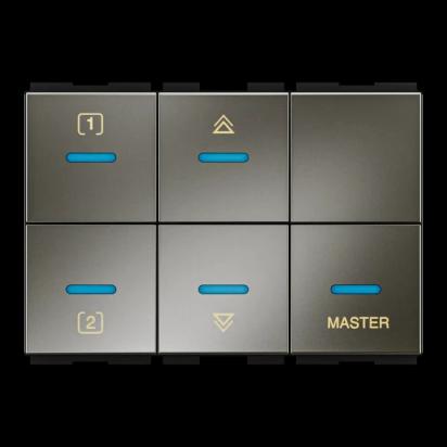 GM Modular Switches Touch  AA 3 209 - Graphite Magnesia by GM Modular : Colours available: Grey
