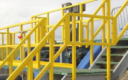 FRP Handrails by Ferrograte : Colours available: Yellow 2 1