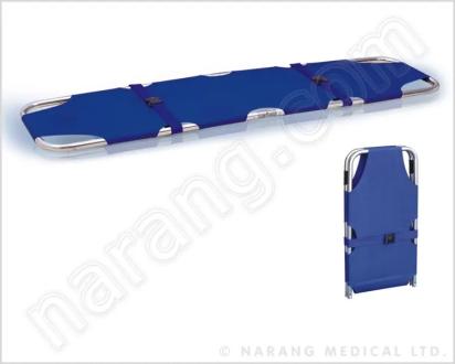 Narang Medical HF5021 : Stretcher Single Fold by Narang Medical Limited : Colours available: Blue